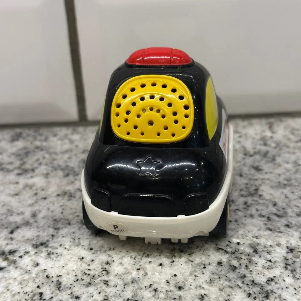 VTech Kids Police Car Black White Go Go Smart Wheels Light Up‎ Sound Toy Car